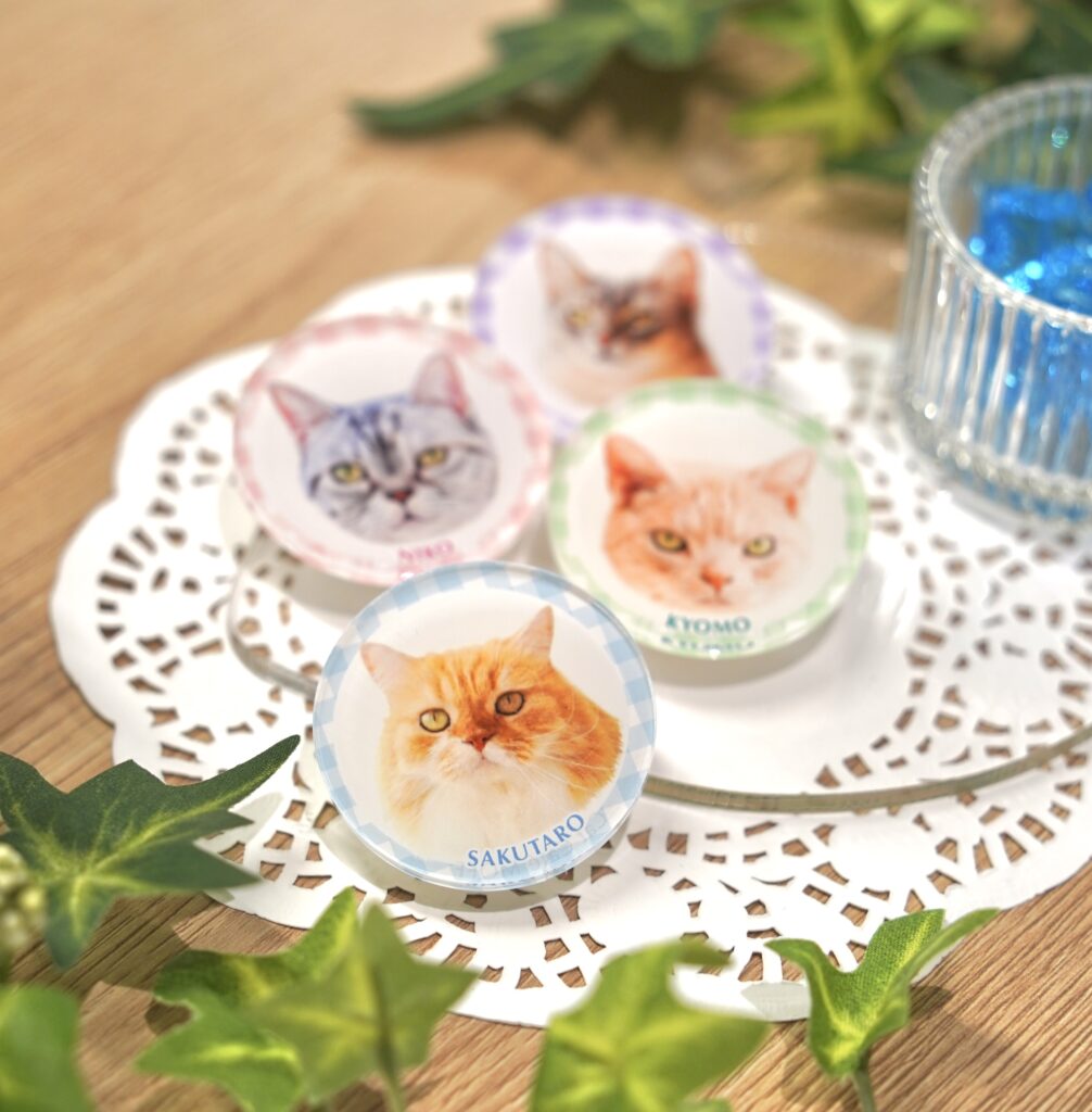 推しネコ　コレクションバッジ